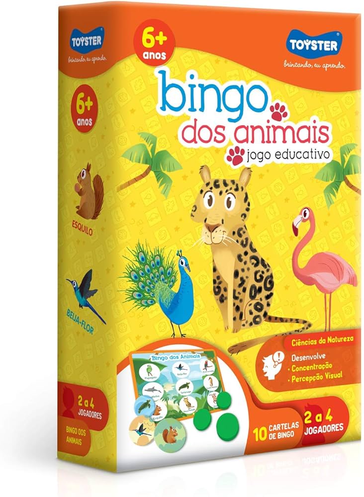 bingo dos animais